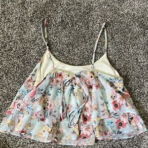 Floral crop top